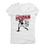Womens Women's V-Neck White
