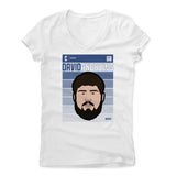 Womens Women's V-Neck White