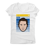 Womens Women's V-Neck White