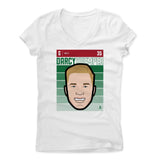 Womens Women's V-Neck White