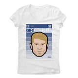Womens Women's V-Neck White
