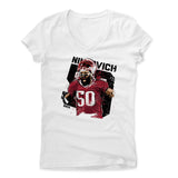 Womens Women's V-Neck White