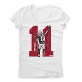 Womens Women's V-Neck White
