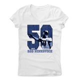 Womens Women's V-Neck White