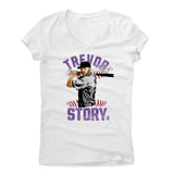 Womens Women's V-Neck White