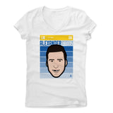 Womens Women's V-Neck White